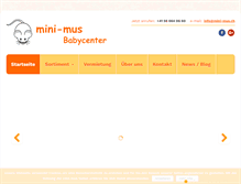 Tablet Screenshot of mini-mus.ch